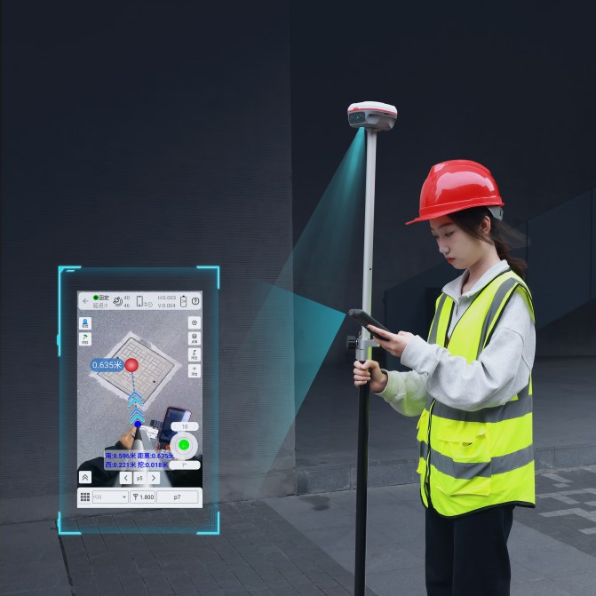 AR指引，放样一杆到位